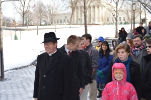 After the 2014 March For Life touring the Capitol