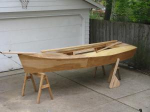 I like the rudder- laminate oak 