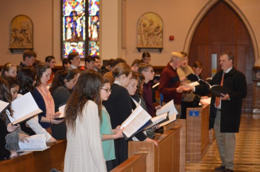 lyceum singing missa brevis at st dominic's dc
