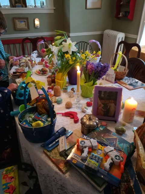 Easter Morning Table