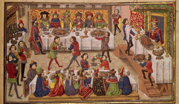 Image result for christmas feast medieval